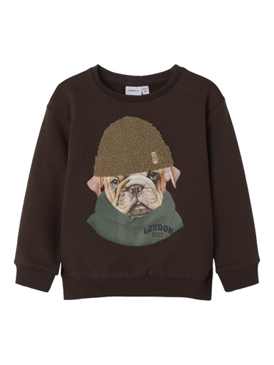 NAME IT MINI - NMM RADEK NREG SWEAT BRU - Bracken