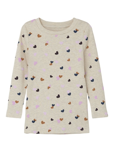 NAME IT MINI - NMF LUCKY XSL LS TOP NOOS - Peyote Melange