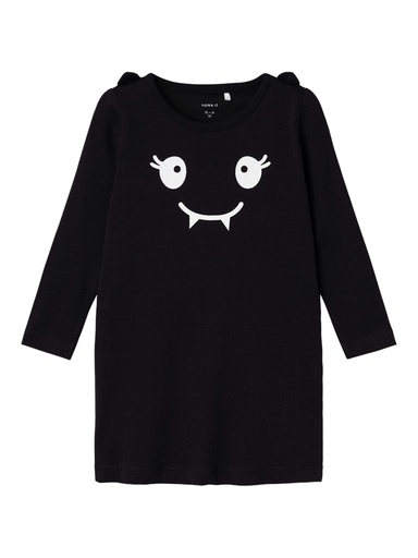 NAME IT MINI - NMF ODA LS DRESS - Black