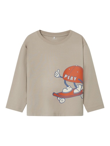 NAME IT MINI - NMM OTIS LS NREG TOP BF - Pure Cashmere