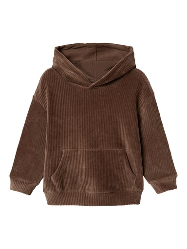 NAME IT MINI - NMM NELUR RLX SWEAT WH - Pecan Pie