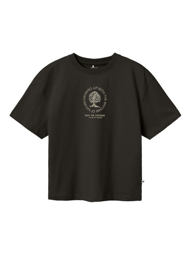 NAME IT KIDS - NKM NAKABBO SS NREG HEAVY TOP - Black
