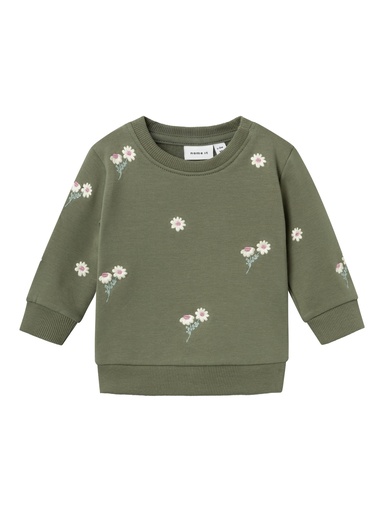 NAME IT BABY - NBF NOWA LS SWEAT BRU - Mulled Basil