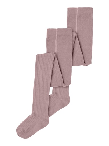 NAME IT KIDS - NKN PANTYHOSE RIB 2P NOOS - Woodrose