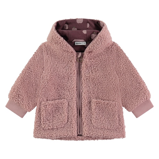 Babyface - girls teddy jacket - powder - BBE24428102