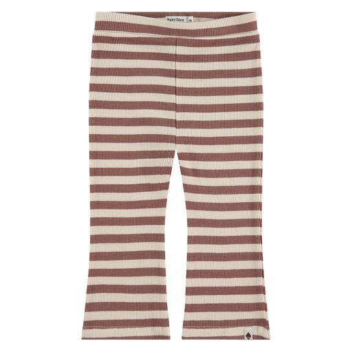 Babyface - girls rib legging - wood - BBE24528230
