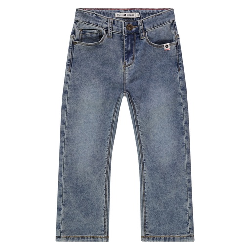Stains & Stories - girls denim wide leg - mid blue denim - SSA24508272