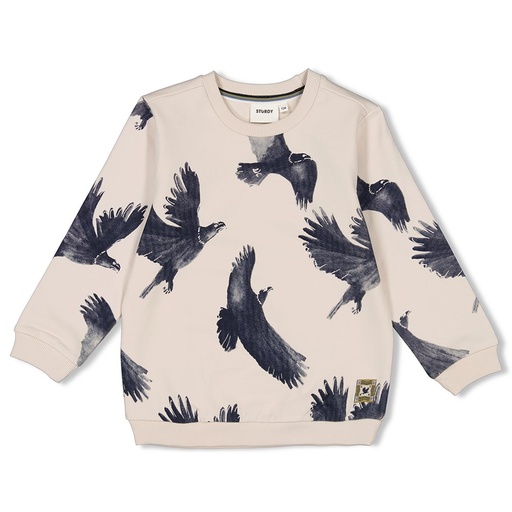 Sturdy - Sweater AOP - Coastal Cool - Offwhite - 71600581