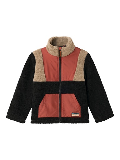NAME IT KIDS - NKM MILANO TEDDY JACKET - Black