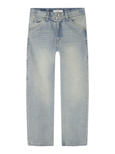 NAME IT KIDS - NKM RYAN STRAIGHT JEANS 4525-IM L NOOS - Vintage Light Blue Denim