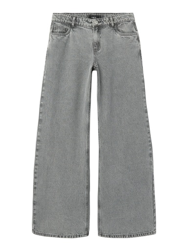 LMTD - NLF KIZZA DNM LW WIDE PANT NOOS - Light Grey Denim