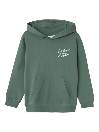 NAME IT KIDS - NKM REMMOS LS NREG SWEAT WH BRU - Dark Forest