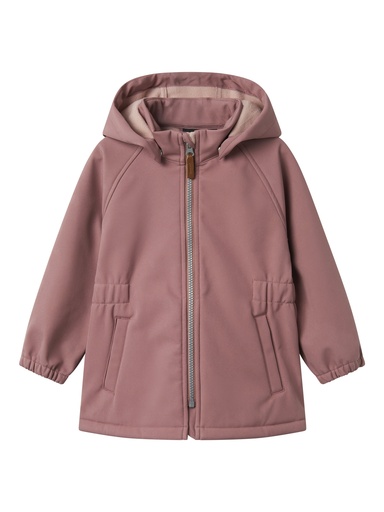 NAME IT MINI - NMF ALFA08 SOFTSHELL JACKET H MAGIC FO TB - Burlwood