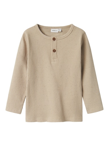 NAME IT MINI - NMM BART LS SLIM TOP - Pure Cashmere