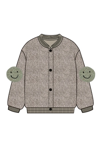 NAME IT MINI - NMM SAND NREG TEDDY CARD - Pure Cashmere