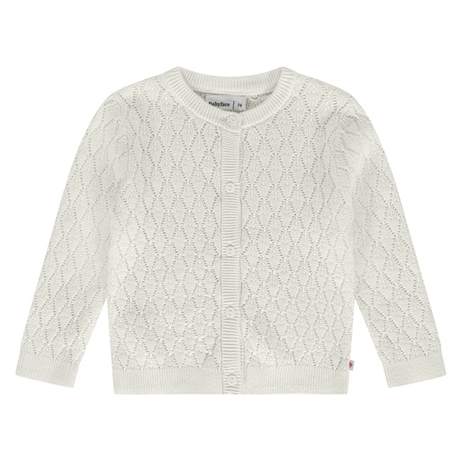 Babyface - baby girls knitted cardigan - creme - BBE25228320-BBE-00146