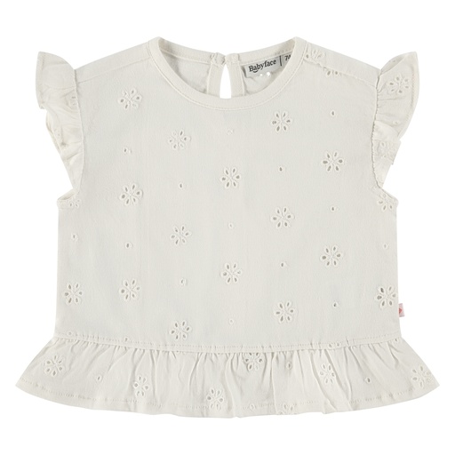 Babyface - baby girls t-shirt short sleeve - creme - BBE25228632-BBE-00146
