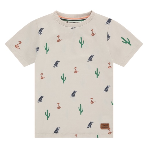 Stains & Stories - boys t-shirt short sleeve - bone - SSA25107611-SSA-00014