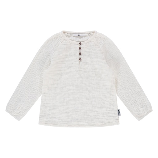 Stains & Stories - girls blouse long sleeve - ivory - SSA25108500-SSA-00049