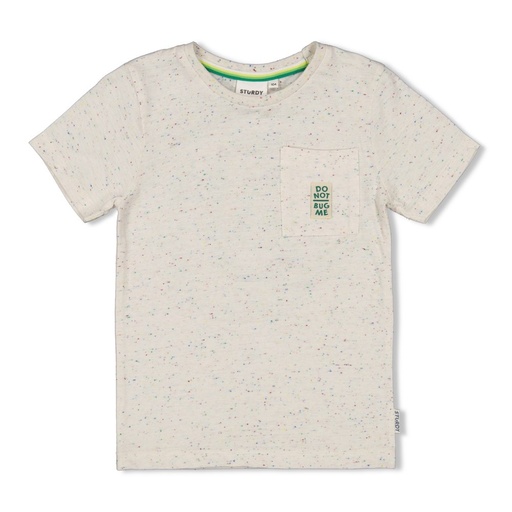 Sturdy - T-shirt - Explore More - Offwhite melange - 71700474