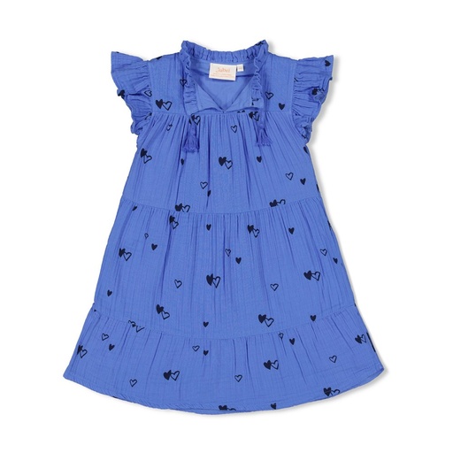 Jubel - Jurk AOP mousseline - Ciao Bella - Blauw - 91400396