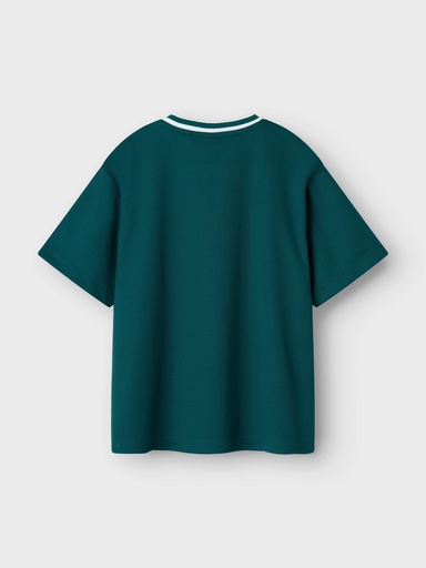NAME IT KIDS - NKM FRODY BOD NREG SS POLY TOP SKY - Forest Biome
