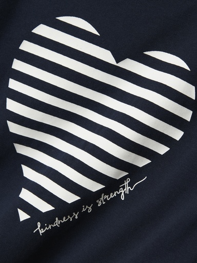 NAME IT MINI - NMF FESKO SS NREG TOP - Navy Blazer Bright White