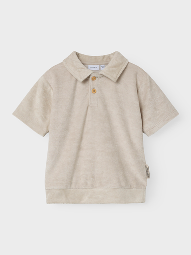 NAME IT MINI - NMM FREDE NREG TERRY SS POLO BOX - Peyote