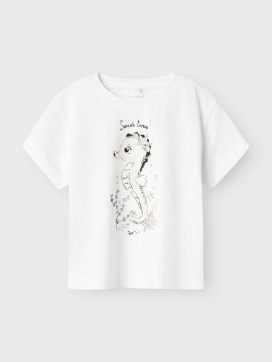 NAME IT MINI - NMF ZOSIGNE NREG SS TOP - Bright White
