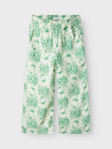 NAME IT KIDS - NKF FASILLA WIDE PANT - Bright Green AMBROSIA