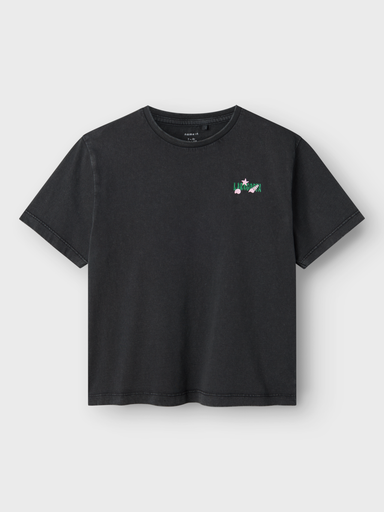 NAME IT KIDS - NKF FAGMA SS NREG TOP - Black