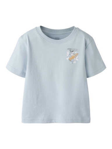 NAME IT MINI - NMM VELIX SS NREG TOP - Celestial Blue Waves