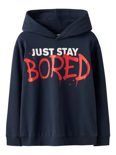 NAME IT KIDS - NKM SAFE BOD NREG SWEAT WH BRU BOX SKY - Navy Blazer