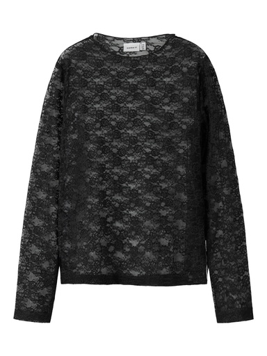 NAME IT KIDS - NKF NACE LS TOP - Black