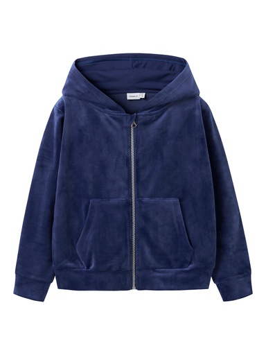 NAME IT KIDS - NKF NALONE LS VELOUR CARD WH - Blueprint