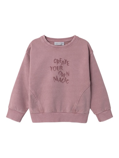 NAME IT MINI - NMF OENNA RLX SWEAT BRU - Toadstool