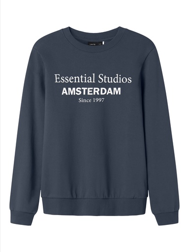 LMTD - NLM NESS LS BRU O-NECK SWEAT NOOS - Ombre Blue