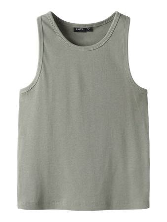 LMTD - NLF HINAJA CROP SOLID TANK TOP - Shadow