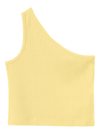 NAME IT KIDS - NKF JOLONE XSL ONESHOULDER SHORT TOP - Lemon Meringue