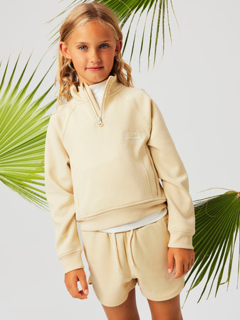 NAME IT KIDS - NKF JUGEL SWEAT SHORTS UNB - Bleached Sand