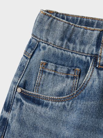 NAME IT KIDS - NKF BELLA SKATER XWIDE JEANS 3111-ZA NOOS - Medium Blue Denim