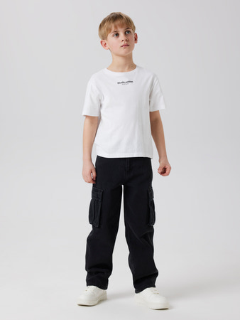 NAME IT KIDS - NKM RYAN ST CARGO JEANS 5910-IM NOOS - Black Denim