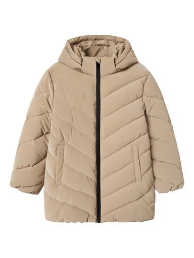 NAME IT KIDS - NKF MARISA JACKET MIDI - Silver Mink