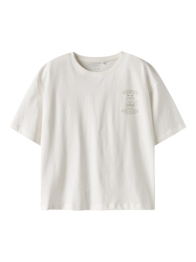 NAME IT KIDS - NKM TRENTON SS NREG TOP PS - Cloud Dancer