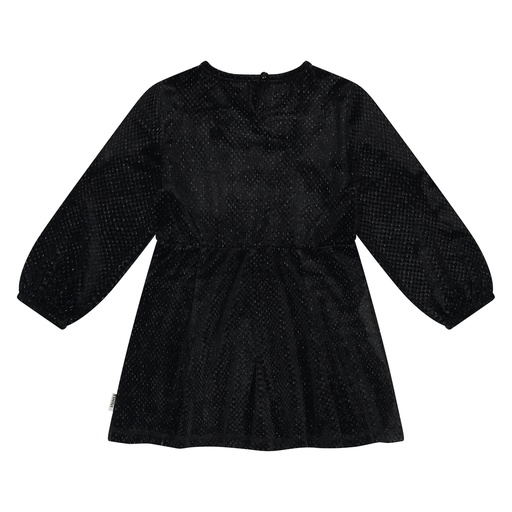 Stains & Stories - girls dress long sleeve - Blackboard - SSA25608792-9002