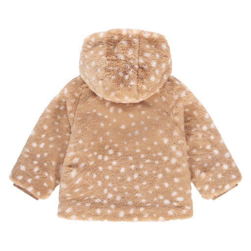 Babyface - baby girls fake fur jacket - nude - BBE25428100-BBE-00280