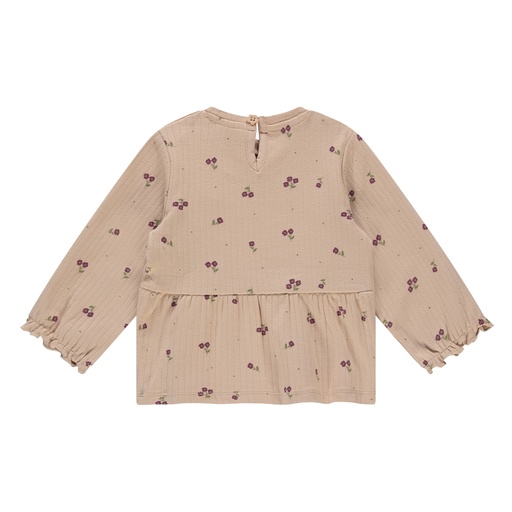 Babyface - baby girls t-shirt long sleeve - nude - BBE25528622-BBE-00280