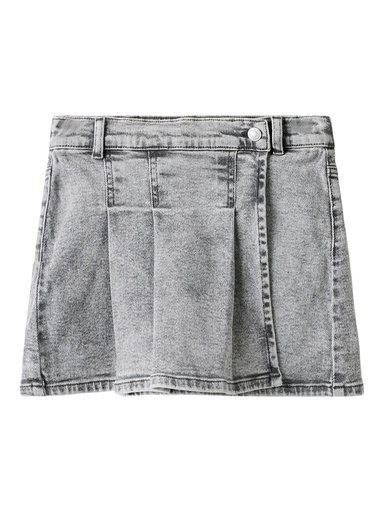 NAME IT KIDS - NKF MERI WRAP DNM SKIRT 3063-FR T - Light Grey Denim