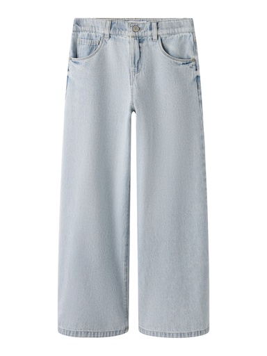 NAME IT KIDS - NKF BELLA SKATER XWIDE JEANS 3111-ZA NOOS - Light Blue Bleached Denim