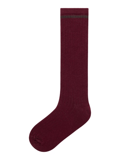 NAME IT KIDS - NKF RYA KNEE SOCK - Burgundy Seal Brown